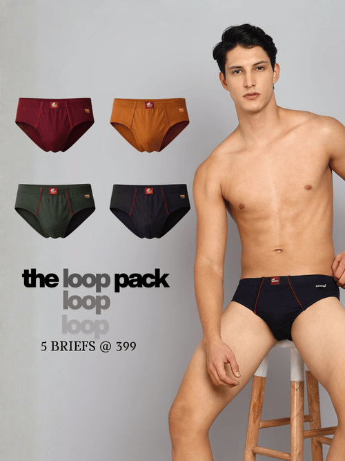 Men's Inner Elastic brief (Pack Of 5)