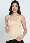 Women’s Beige Cotton Camisole Top