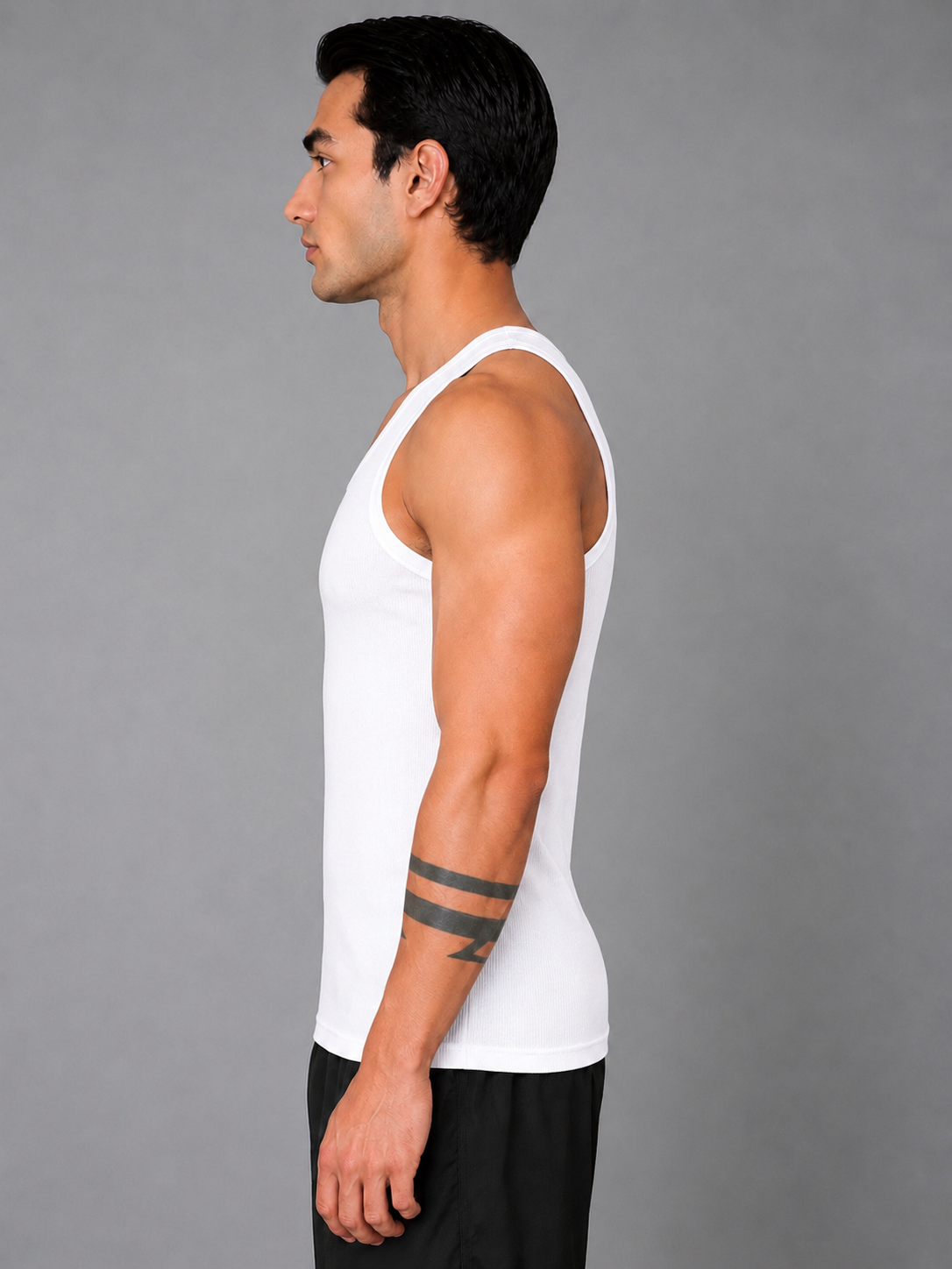 Renox Mix Ribed vest (Packof 3) 100% cotton