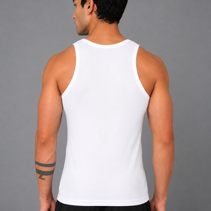 Renox Men's Vest Pack of 5 100% cotton
