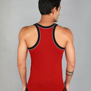 Renox mens Gym vest (Piping)