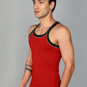 Renox mens Gym vest (Piping)