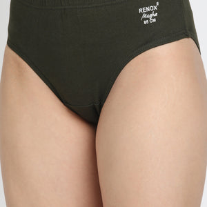 Women’s Olive Green Cotton Briefs