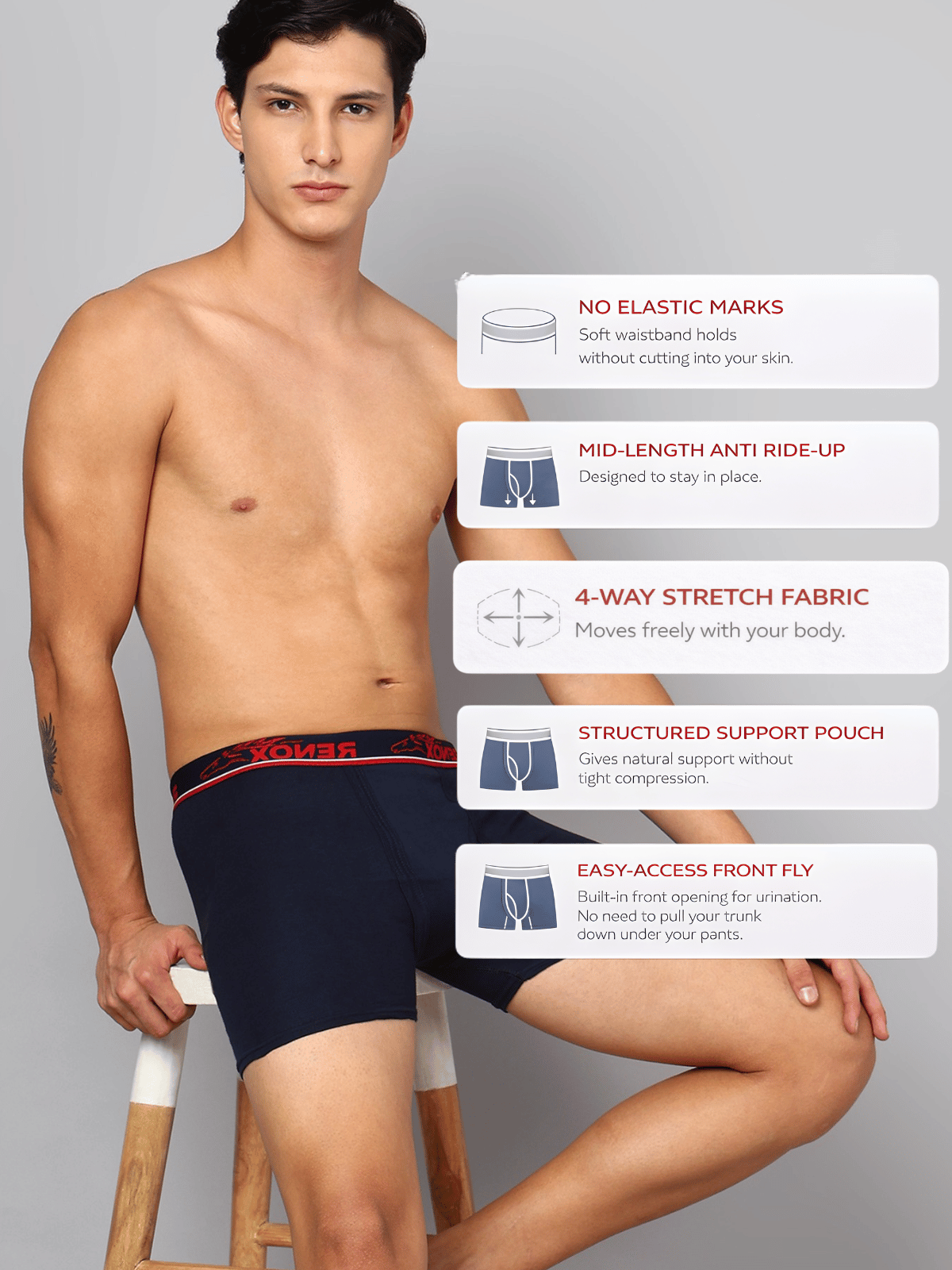 Men's Trunks (Pack Of 5)