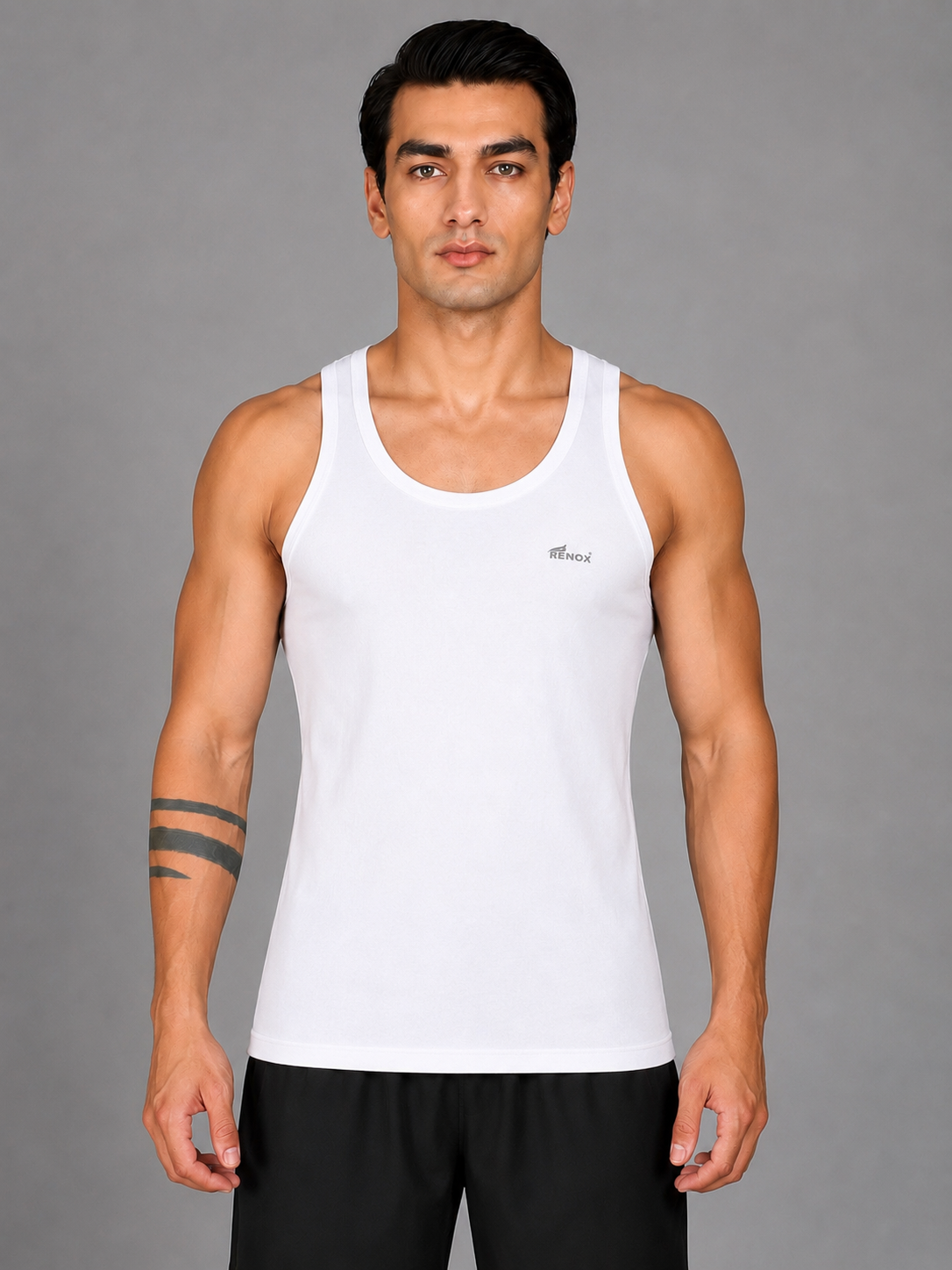 Renox Men's Vest Pack of 5 100% cotton