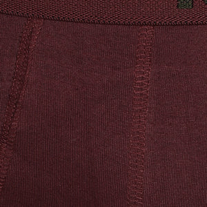 Men’s Maroon Comfort Cotton Briefs