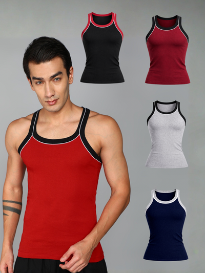Renox Mens Gym vest (Pack of 5)
