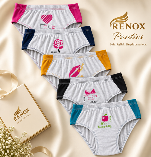 Women’s Cotton Printed panty (pack of 5)