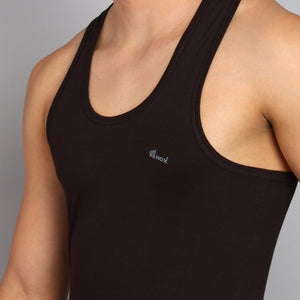 Renox Colour vest Pack of 5 100% cotton