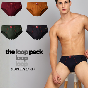 Men's Inner Elastic brief (Pack Of 5)