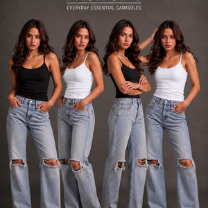 Women’s Mix camisole spaghetti straps (pack of 4)