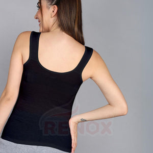 Renox Lace Camisole Pack of 4 (2 Black & 2 white) 100% cotton