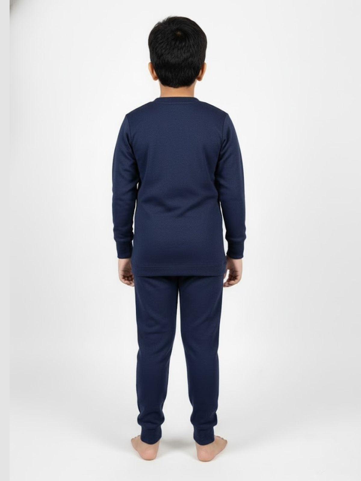 Kids Navy Blue Thermal Set