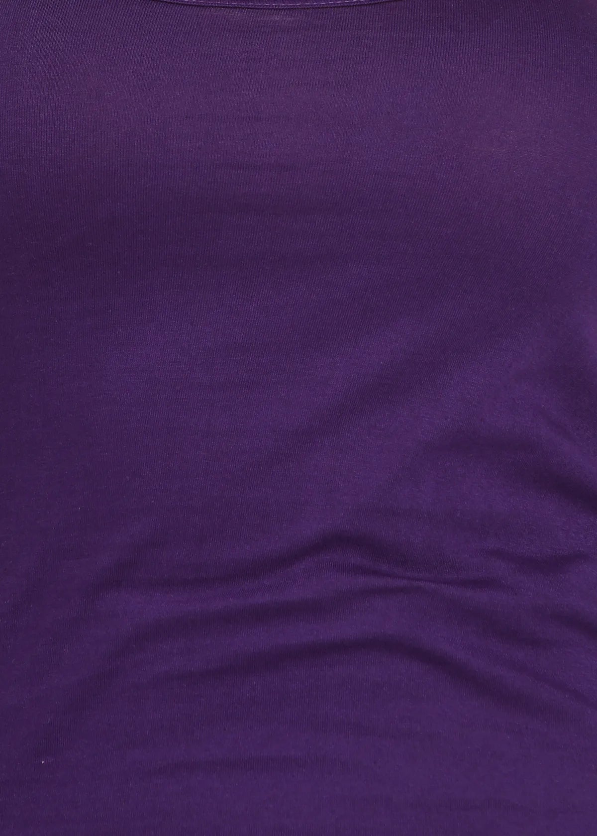 Renox Purple cotton camisole label-free comfort fabric close up image