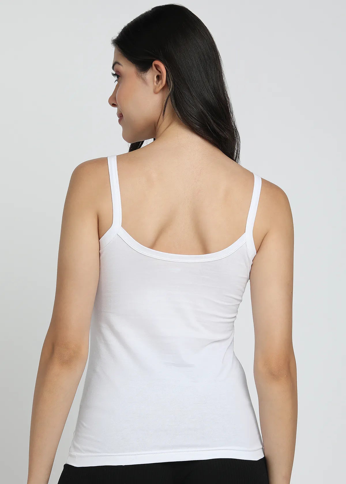 Renox women’s White camisole back view daily wear