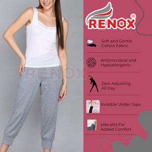 Renox Lace camisole Pack of 2(1 Black &1 White) 100% Cotton